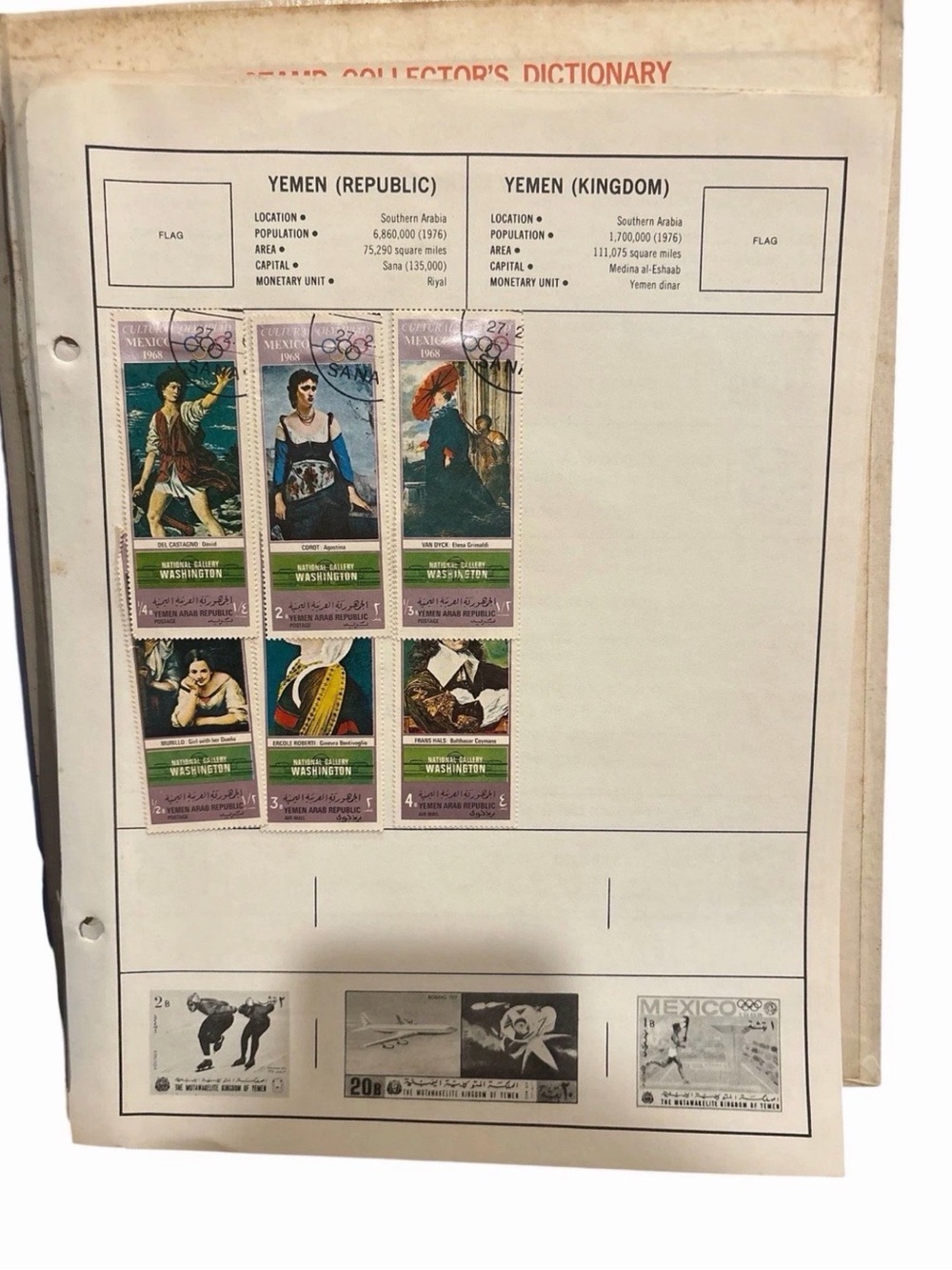 🔥 Vintage Safari World-Wide Stamp Album 1000+ Stamps Canada Germany France 1980🔥